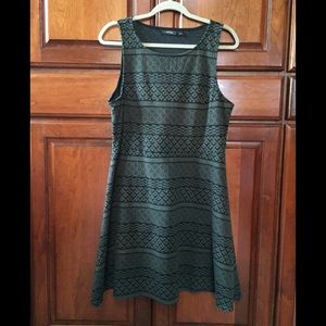 Geez geometric skater dress